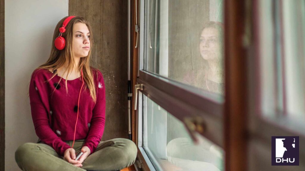 Adolescente mal dans sa peau